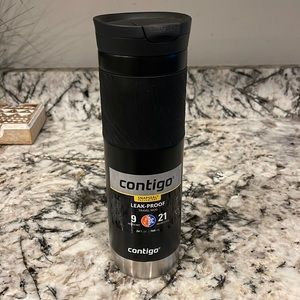 Contigo insulated water bottle.